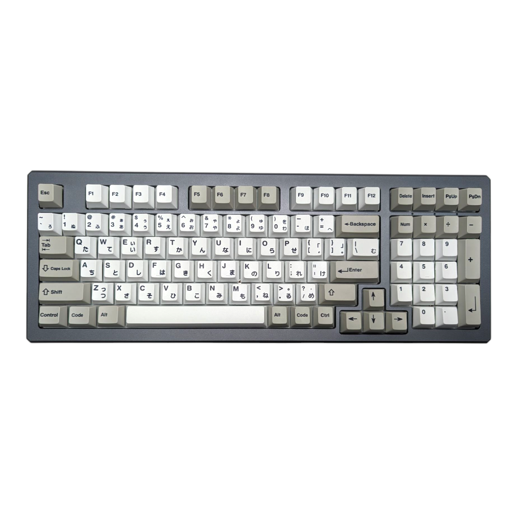 Retro Japanese PBT Cherry MX Keycap Set for mechanical keyboards 