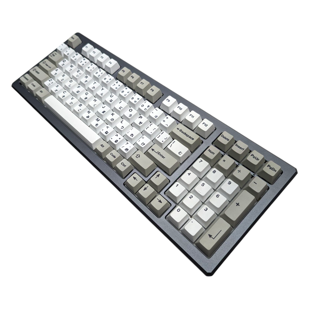 Retro Japanese PBT Cherry MX Keycap Set for mechanical keyboards 