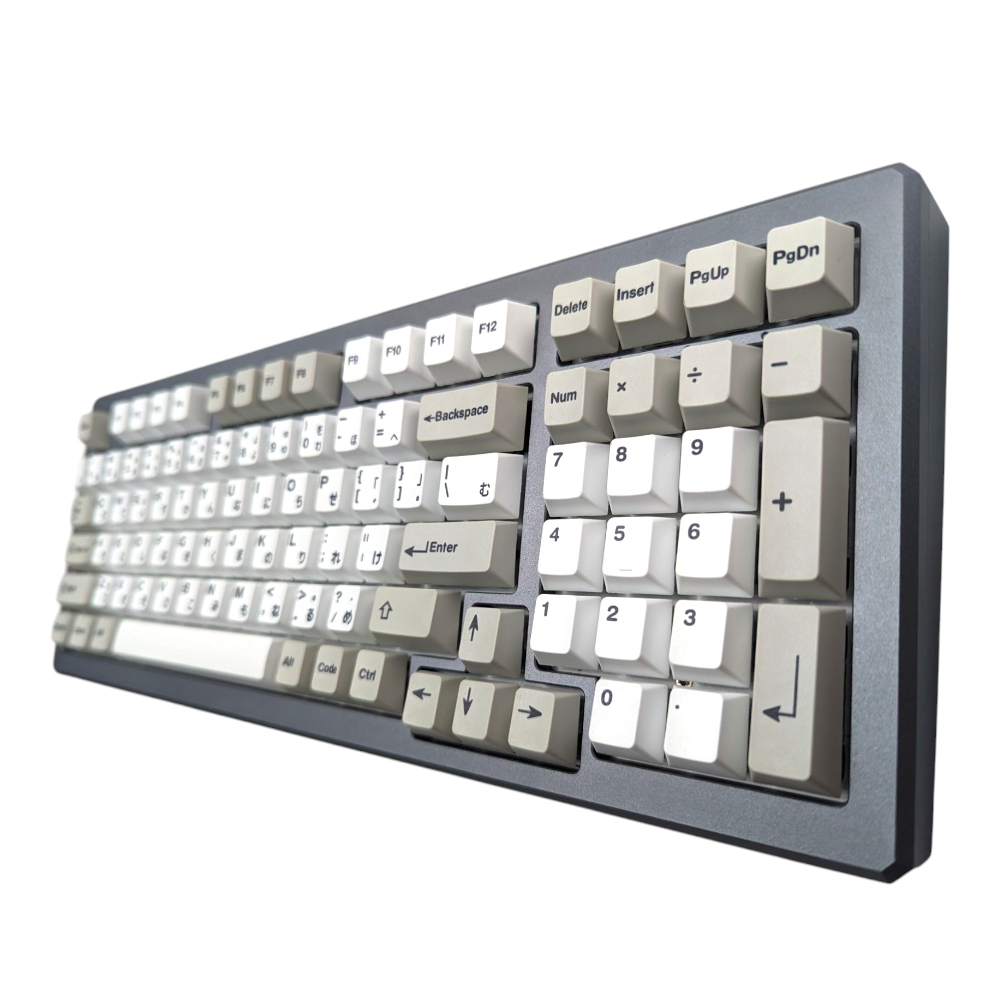 Retro Japanese PBT Cherry MX Keycap Set for mechanical keyboards 