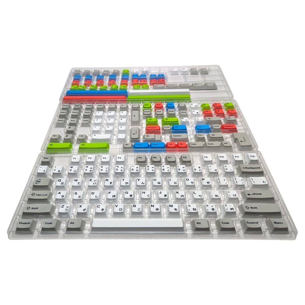 Retro Japanese PBT Cherry MX Keycap Set for mechanical keyboards 