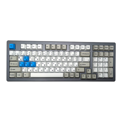 Retro Japanese PBT Cherry MX Keycap Set for mechanical keyboards 