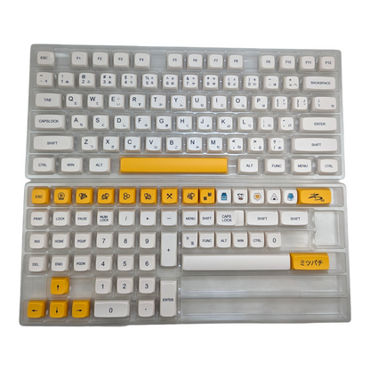 Milk & Honey Bee PBT XDA Keycap Set (137 pc)