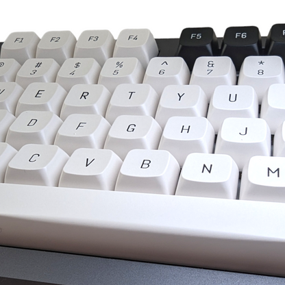 thock king panda black white pbt keycaps keycap set