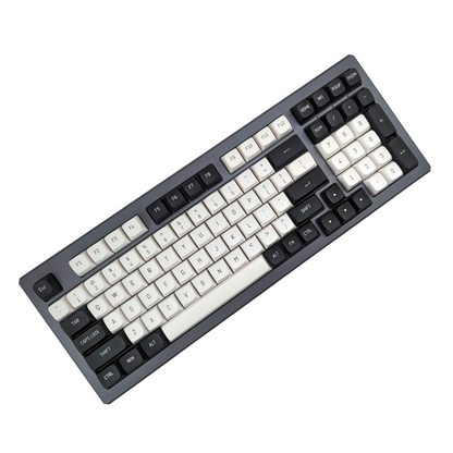 thock king panda black white pbt keycaps keycap set