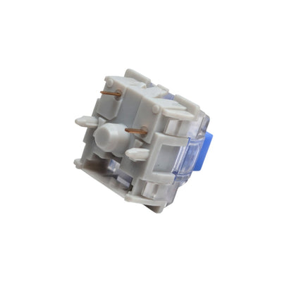 Side profile of bottom casing and copper pins on TTC Brother V2 5-pin mechanical switch.