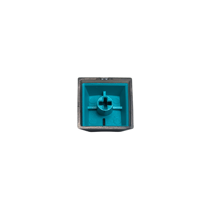 Turquoise on Black (TK-TOB) ABS Cherry MX Keycap Set for mechanical keyboards keyboard