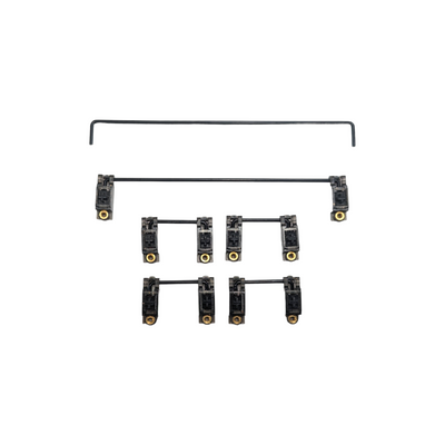 WS Wuque Studio Black Glitter V3.1 Stabilizer Set (PCB screw-in mount )