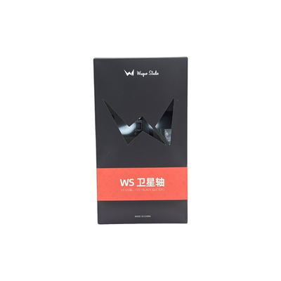 WS Wuque Studio Black Glitter V3.1 Stabilizer Set (PCB screw-in mount )