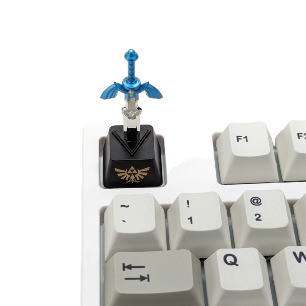 the legend of zelda Link's Master Sword Metal Keycap