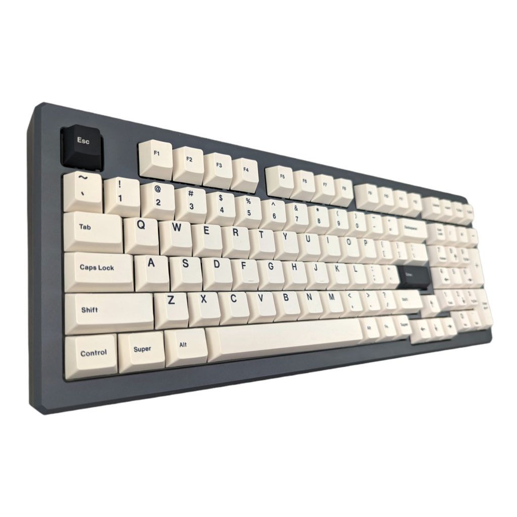 Black on White (TK-BOW) PBT Cherry MX Keycap Set (131 pcs) – Thock