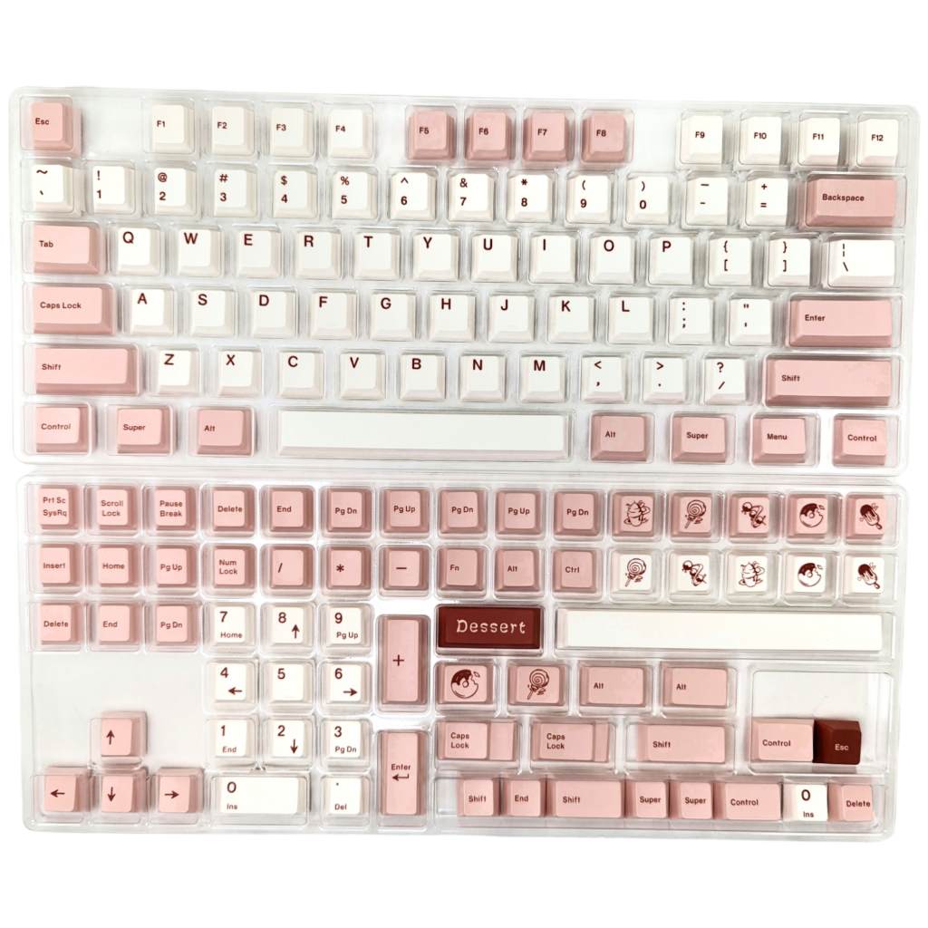 Cute Dessert PBT Cherry MX profile Keycap Set keyboard