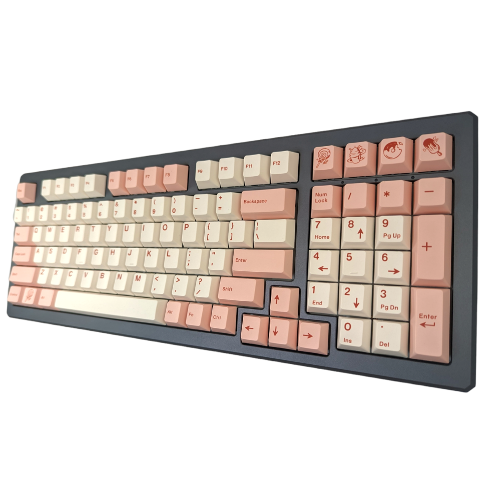 thock king Dessert PBT Cherry MX profile Keycap Set keyboard