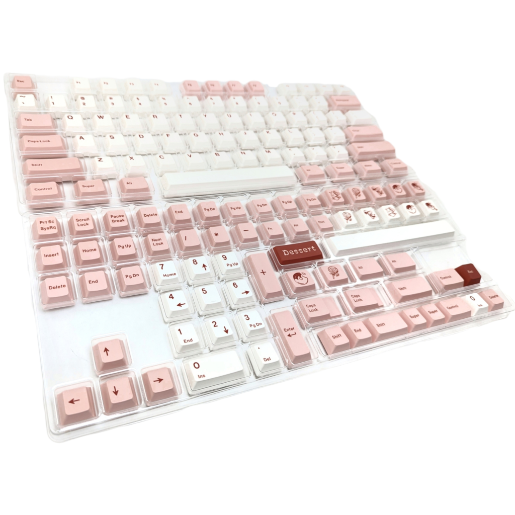 thock king Dessert PBT Cherry MX profile Keycap Set keyboard