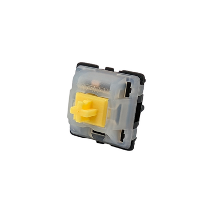 Gateron Milky Yellow Black Bottom Housing Linear Switches