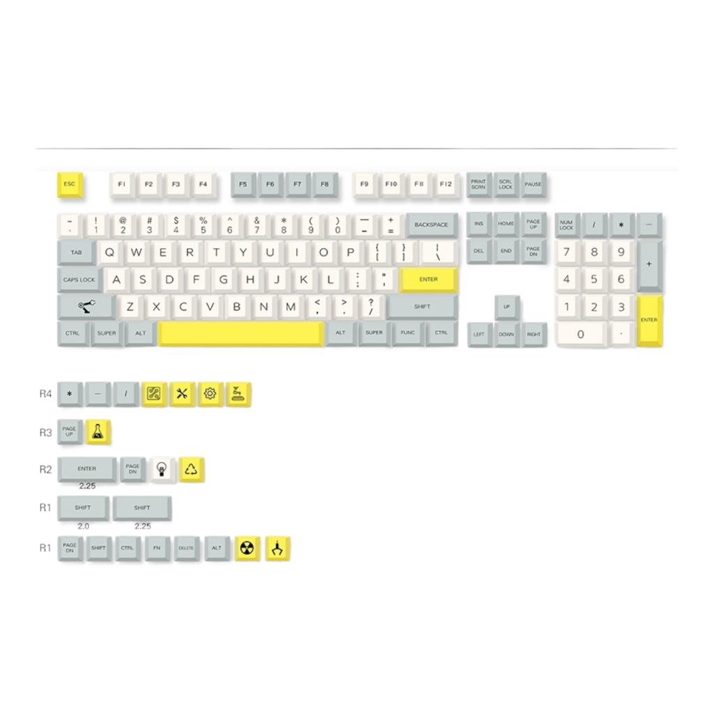 OEM stem science math technology engineering keycap keycaps for mechanical keyboard keyboards  