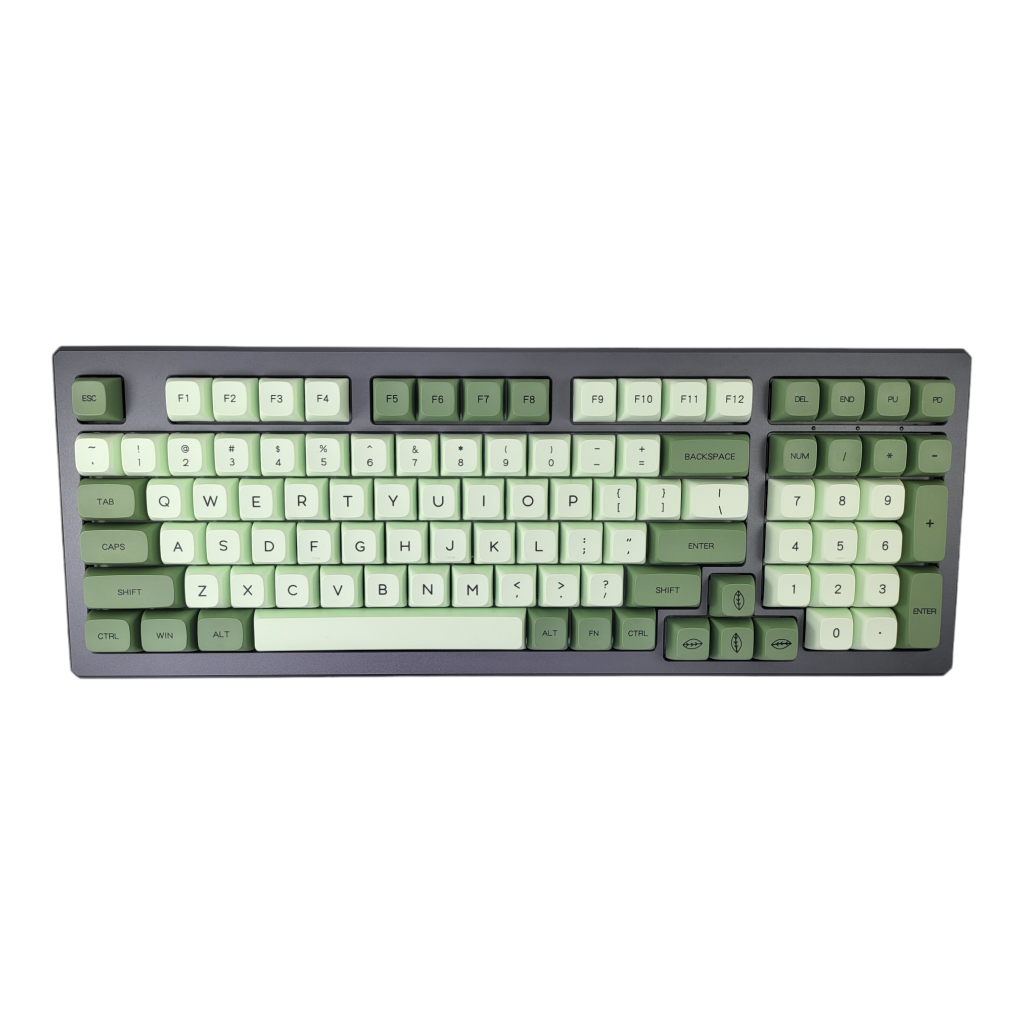 Matcha PBT XDA Keycap Set for mechanical keyboards