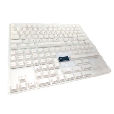 Thock King pink on white cherry mx keycap keycaps set for mechanical custom keyboard keyboards 