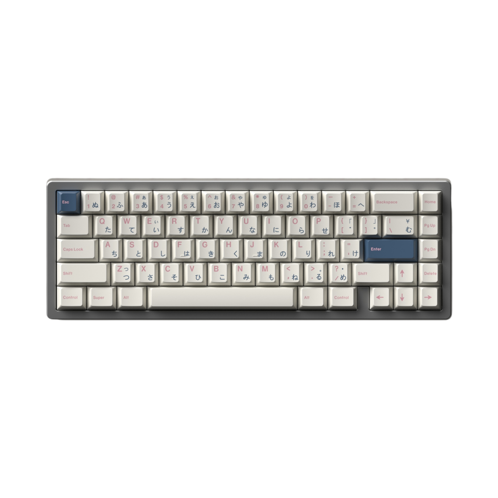 Thock King pink on white cherry mx keycap keycaps set for mechanical custom keyboard keyboards 