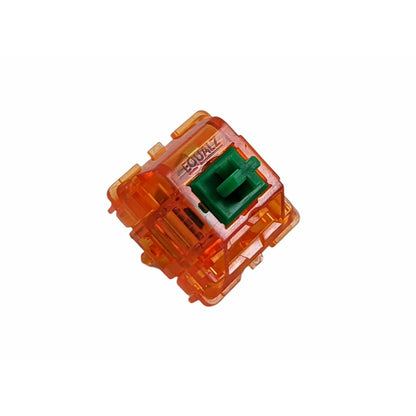 TKC C³EQUALZ TANGERINE 67g dark green Switches switch lubed