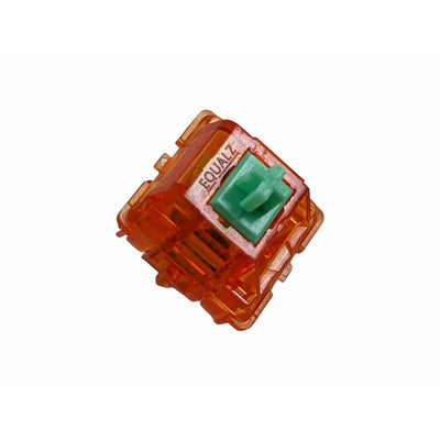c3 EQUALZ TKC TANGERINE 62 Switches light green lubed