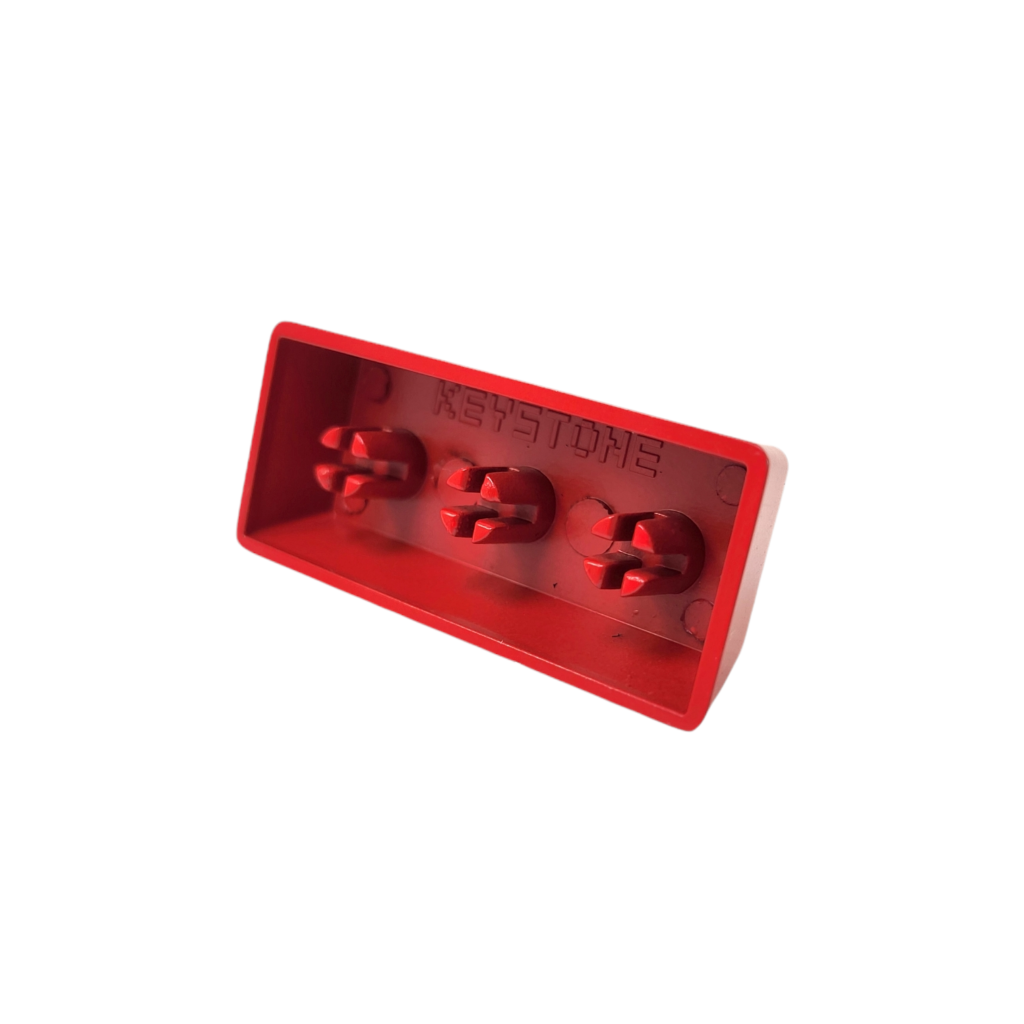 game over metal artisan keycap keycaps red
