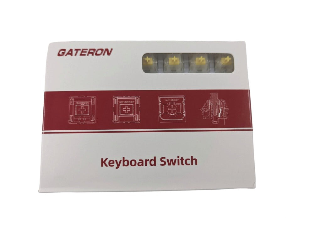 gateron g-pro milky yellow linear switch switches box