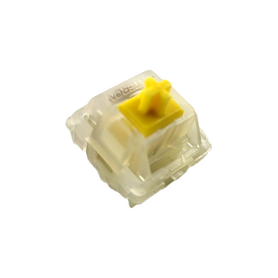 gateron g-pro milky yellow linear switch switches hand lubed