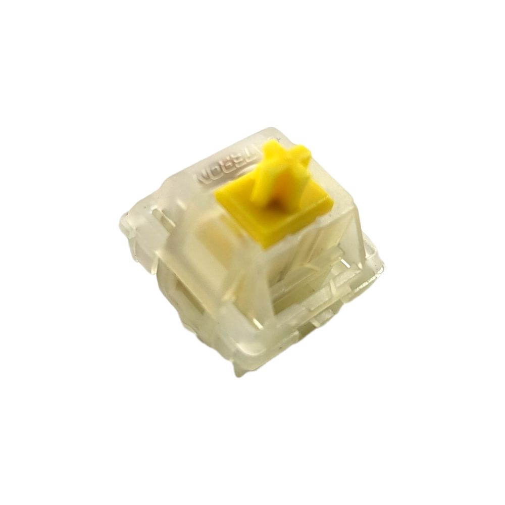 gateron g-pro milky yellow linear switch switches hand lubed