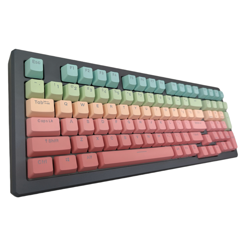 mechanical keyboard rainbow color keycap set