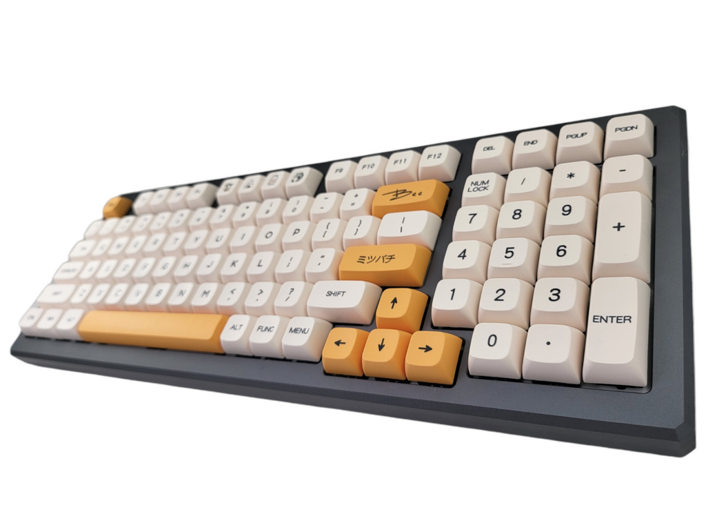 milk honey bee xda keycap keycaps set keyboard